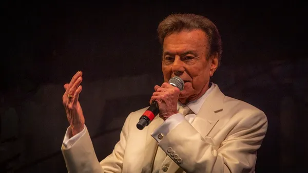 Agnaldo Rayol durante show em Piracicaba, interior de São Paulo. — Foto: Acervo/Sesc