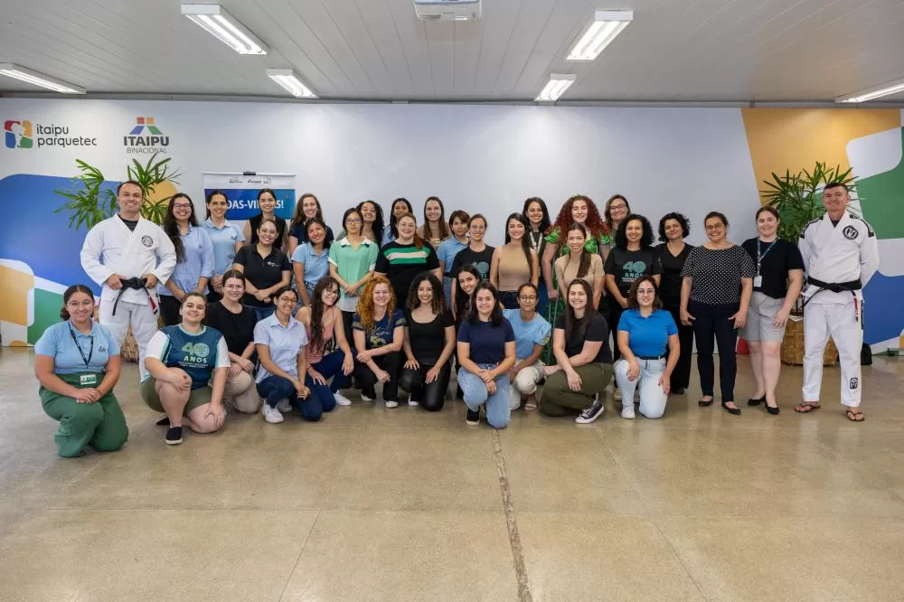 Itaipu e Itaipu Parquetec promovem oficina de defesa pessoal para colaboradoras