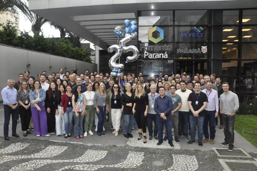 Com carteira de R$ 1,5 bilhão, Fomento Paraná completa 25 anos apoiando empreendedores Foto: Fomento Paraná