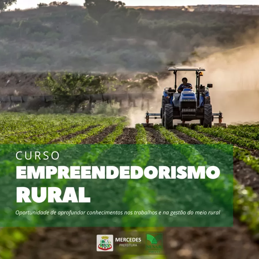 Curso gratuito de empreendedorismo rural está com inscrições abertas