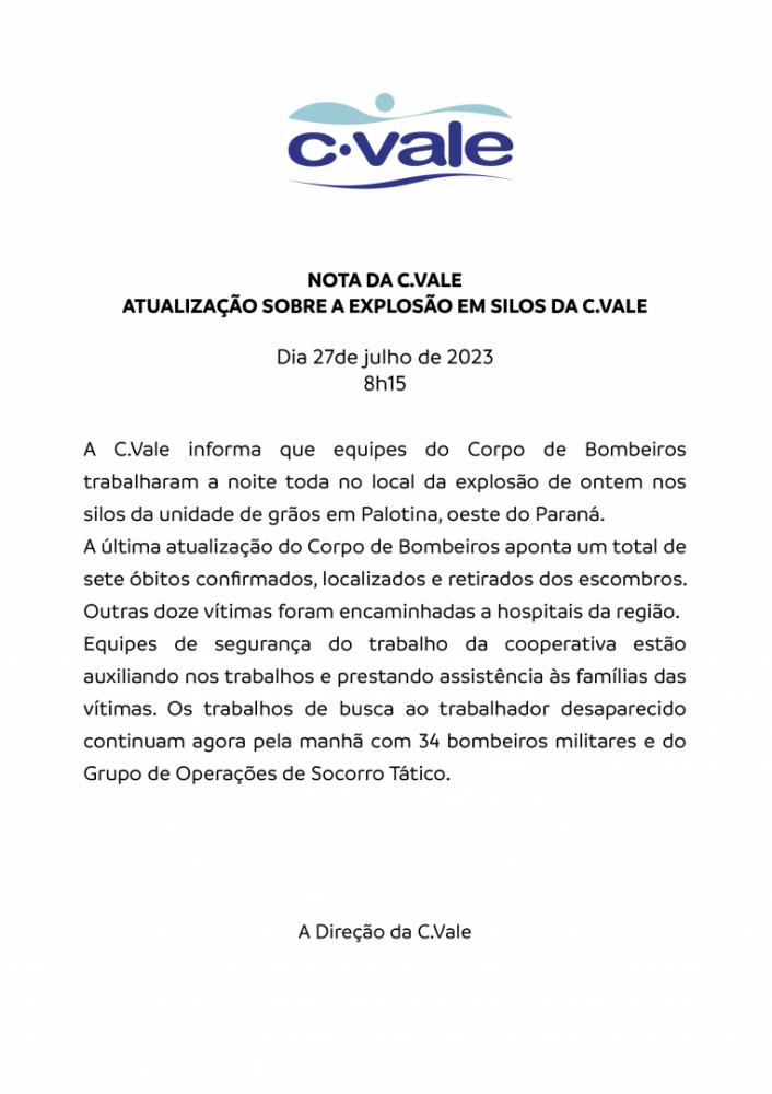 A Direção da C.Vale