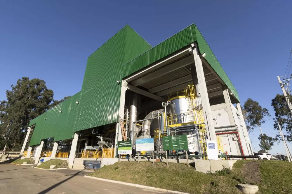 ETE Atuba Sul tem tecnologia de última geração para secagem do lodo Foto: Sanepar