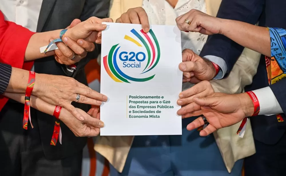 No G20 Social, diretor-geral da Itaipu destaca papel estratégico das estatais para diminuir desigualdade no Brasil