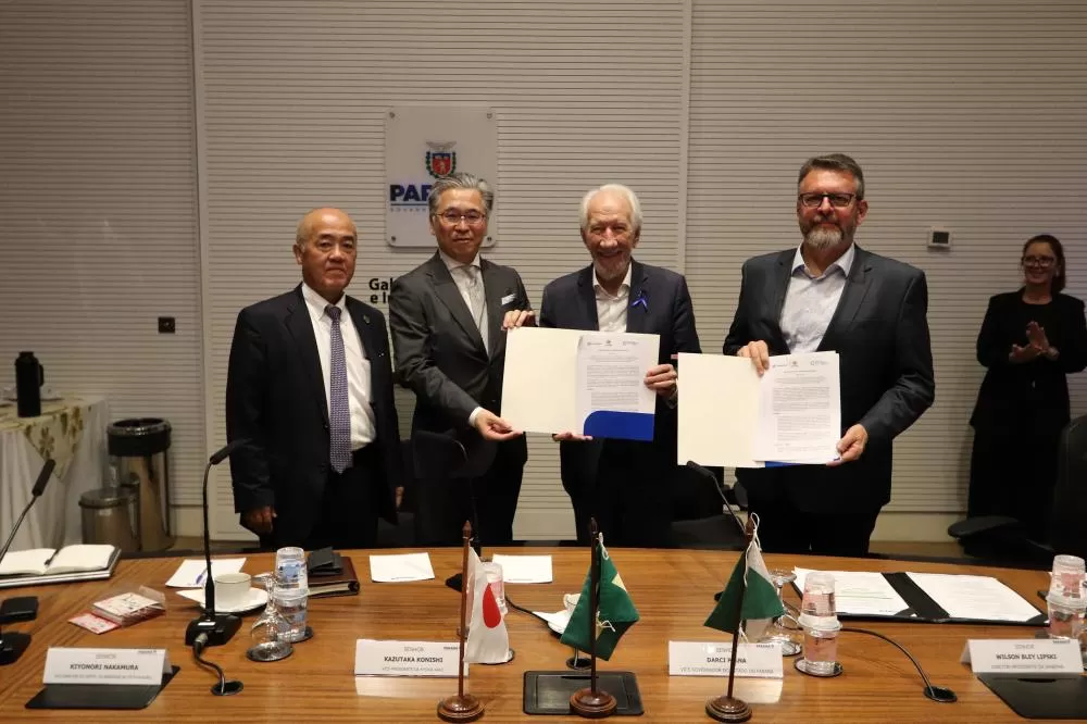 Tecnologia japonesa vai impulsionar compostagem de lodo de esgoto na Sanepar Foto: Camila Tonett/Vice-Governadoria