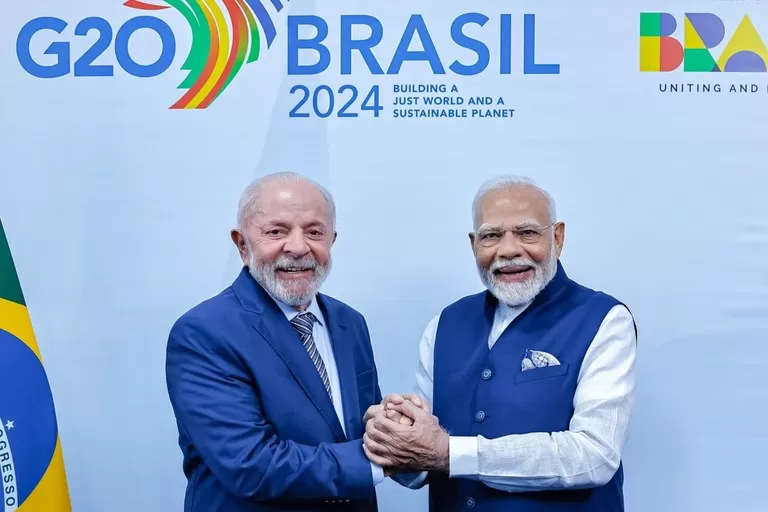 Presidente Lula se reúne com o primeiro-ministro Modi, da Índia