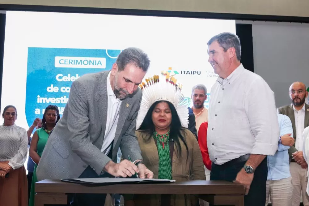 Itaipu lança convênio em Ponta Porã (MS) para garantir água potável a 35 mil indígenas de 18 aldeias