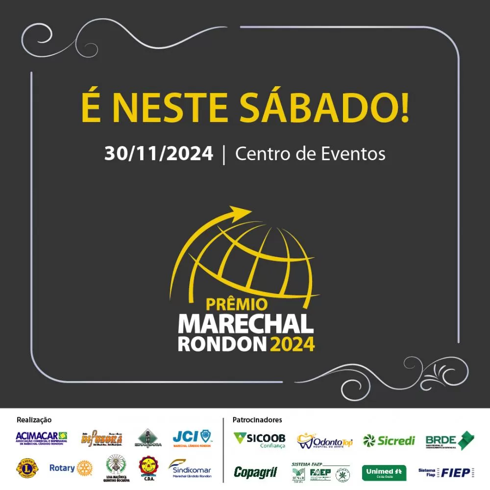Prêmio Marechal Rondon Acontece Neste Sábado