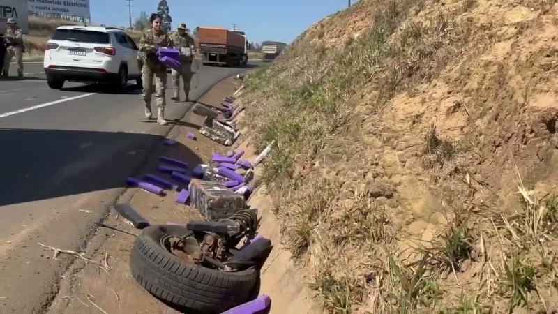 PRF prende reincidente com 438 quilos de maconha em Ponta Grossa (PR)