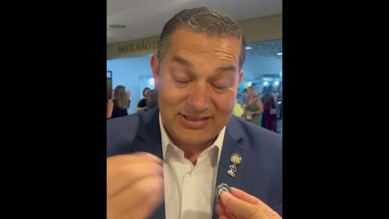 O vice-prefeito de Foz do Iguaçu, Ricardinho Nascimento